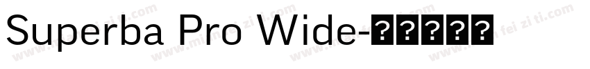 Superba Pro Wide字体转换